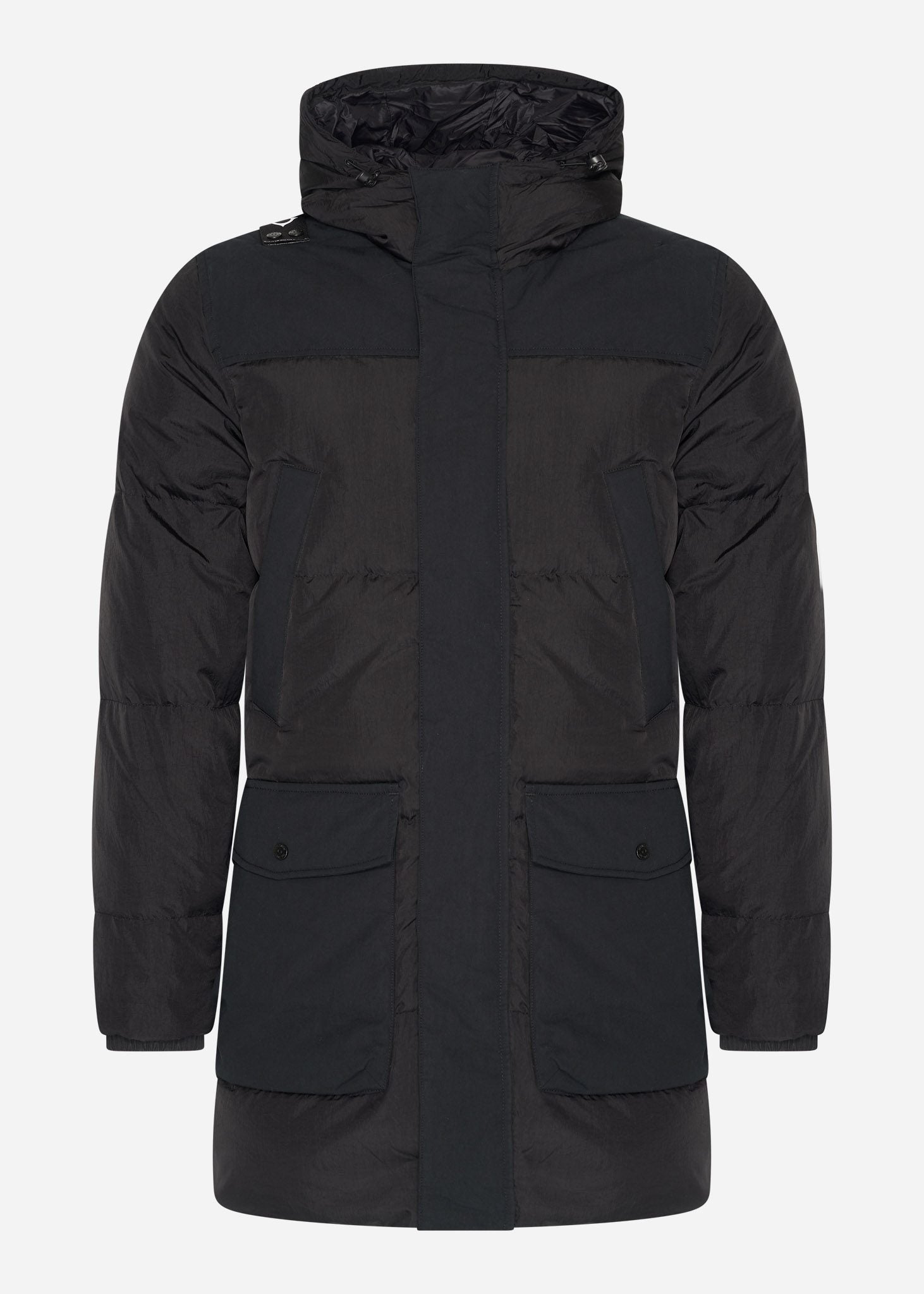 MA.Strum Jassen  Recoil down coat parka - black 