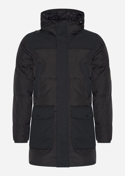 MA.Strum Jassen  Recoil down coat parka - black 