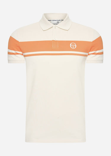 Sergio Tacchini Polo's  Young line polo - white orange 