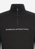 Barbour International Truien  Motored funnel sweat - black 