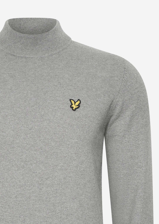 Lyle & Scott Truien  Roll neck jumper - mid grey marl 