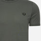 Fred Perry T-shirts  Ringer t-shirt - field green 