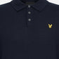 Lyle & Scott Longsleeve Polo's  Long sleeve knitted polo shirt - dark navy 