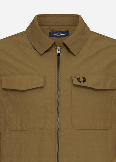 Fred Perry Overshirts  Zip overshirt - shaded stone 
