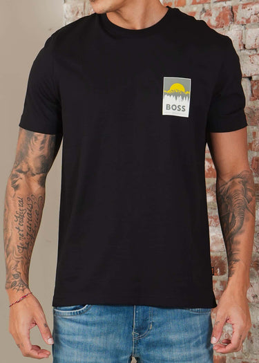 Hugo Boss T-shirts Te_plain - black