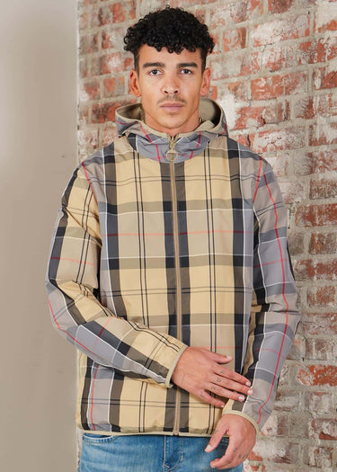 Barbour Jassen Barbour reversible kemble showerproof jacket - washed stone