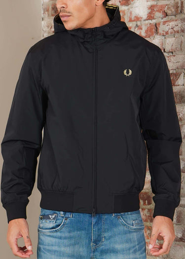 Fred Perry Jassen Hooded brentham jacket - black
