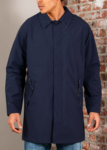 Aquascutum Jassen Softshell trench coat - navy