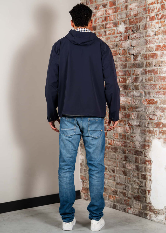 Aquascutum Jackets Shell sp hooded jacket - navy
