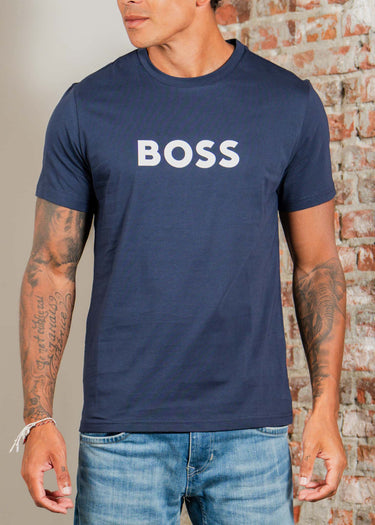 Hugo Boss T-shirts T-shirts rn - navy