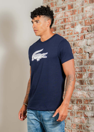 Lacoste T-shirts Lacoste logo t-shirt - navy blue white