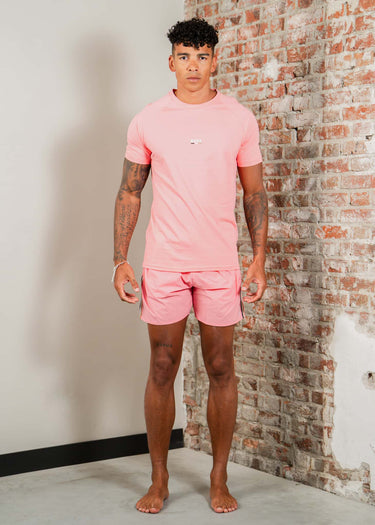 Hugo Boss T-shirts T-shirts rn slim fit - light pastel pink