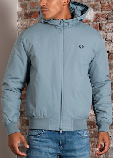 Fred Perry Jassen Hooded brentham jacket - stockport blue
