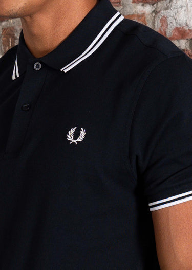 Fred Perry Polo's Twin tipped Fred Perry shirt - navy white