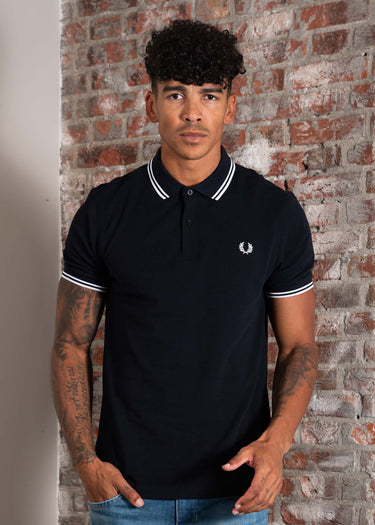 Fred Perry Polo's Twin tipped Fred Perry shirt - navy white