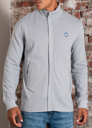 MA.Strum Vesten Pique full zip - battleship grey