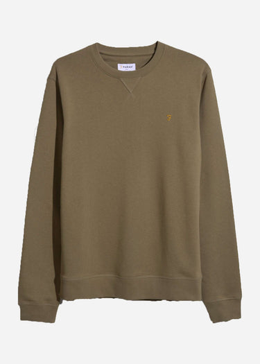 Farah Truien  Sweatshirt tim new crew - farah khaki marl 