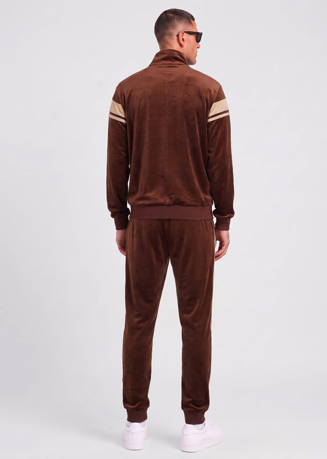Sergio Tacchini Hosen Damarindo velour pants - cappuccino