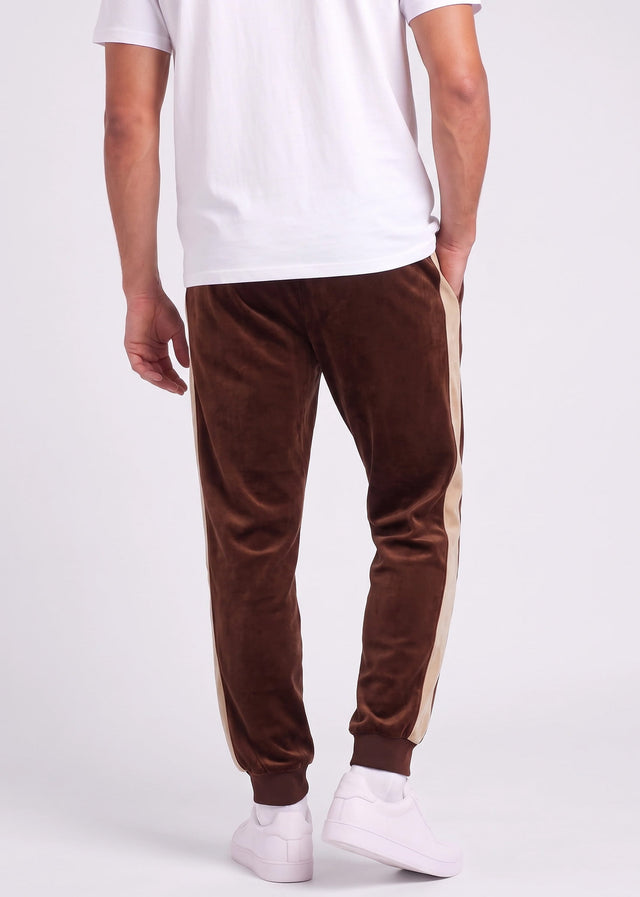 Sergio Tacchini Hosen Damarindo velour pants - cappuccino