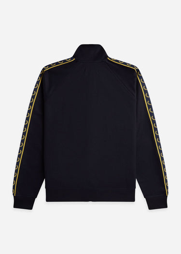 Fred Perry Vesten Contrast taped track jacket - navy honeycomb