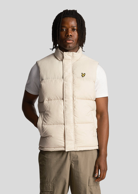 Wadded gilet - cove