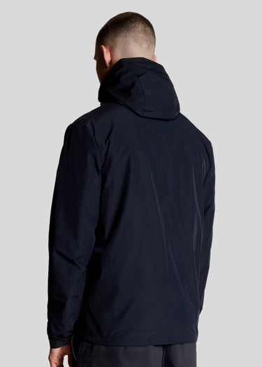 Lyle & Scott Jassen Lightweight hooded zip through jacket - dark navy