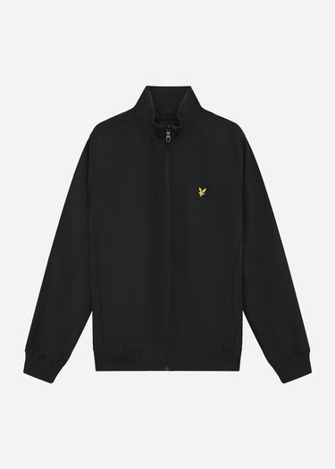 Lyle & Scott Jassen Funnel neck shell jacket - jet black