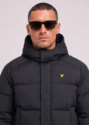 Lyle & Scott Jassen Hooded puffer jacket - jet black