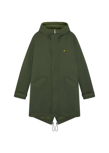 Lyle & Scott Jassen Padded fishtail parka - deep depths