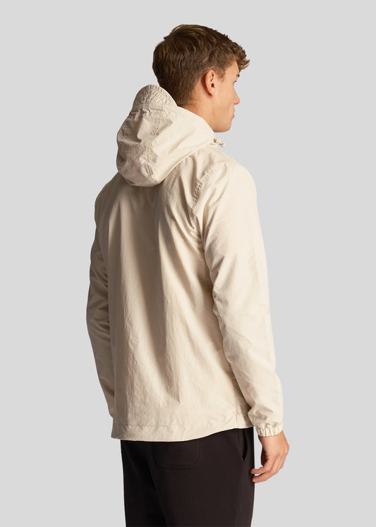Zip through hooded jacket - cove
