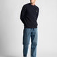 Lyle & Scott Truien  Shaker stitch mock neck - dark navy 