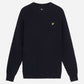 Lyle & Scott Truien  Shaker stitch mock neck - dark navy 