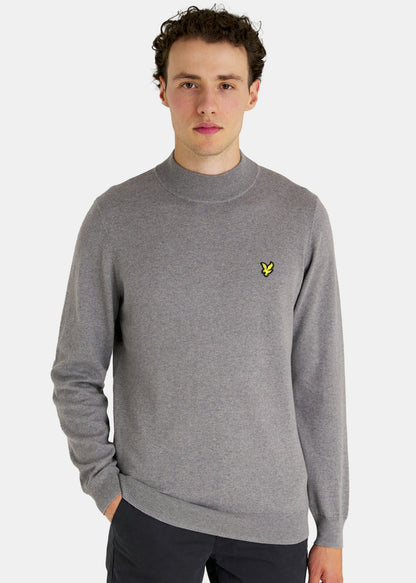 Lyle & Scott Truien  Roll neck jumper - mid grey marl 