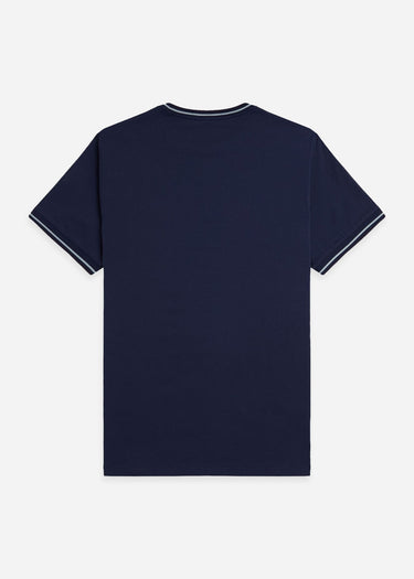 Fred Perry T-shirts Twin tipped t-shirt - Tennis Blue Silver Blue Navy