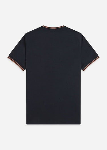 Fred Perry T-shirts Twin tipped t-shirt - navy cinnamon