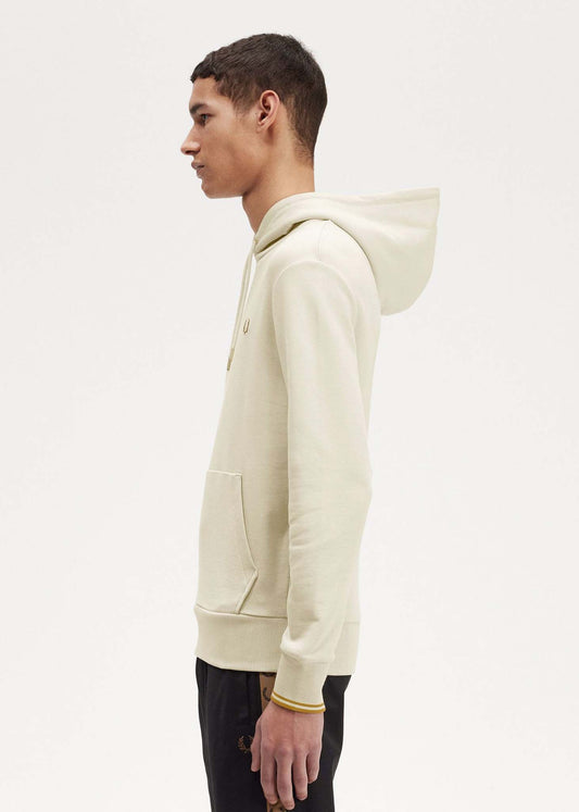 Fred Perry Hoodies  Tipped hooded sweatshirt - oatmeal 