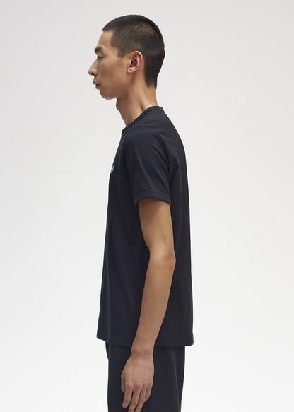 Fred Perry T-shirts  Ringer t-shirt - black 