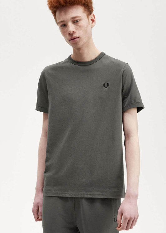 Fred Perry T-shirts  Ringer t-shirt - field green 