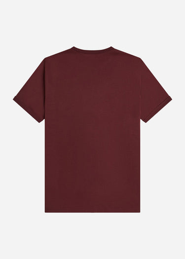 Fred Perry T-shirts Ringer t-shirt - oxblood