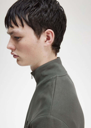 Fred Perry Truien  Half zip sweatshirt - field green 