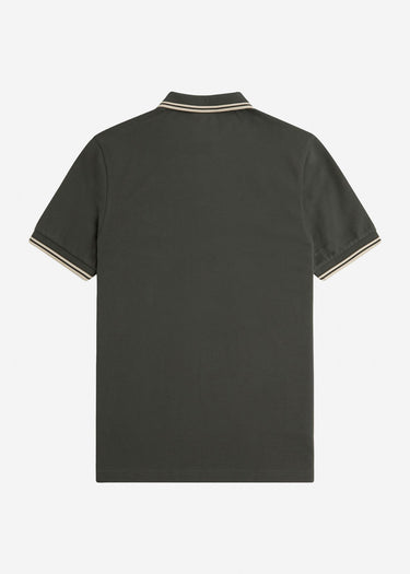 Fred Perry Polo's  Twin tipped fred perry shirt - field green oatmeal 