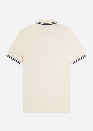 Fred Perry Polo's Twin tipped fred perry polo shirt- ecru tennis blue