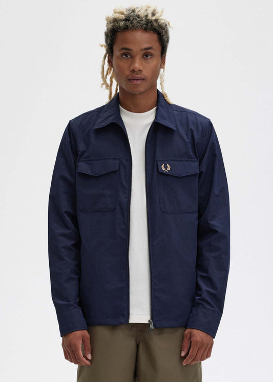 Fred Perry Overshirts  Zip overshirt - navy 