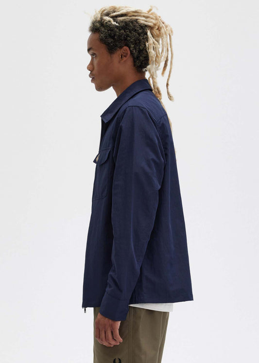 Fred Perry Overshirts  A Zip overshirt - navy 