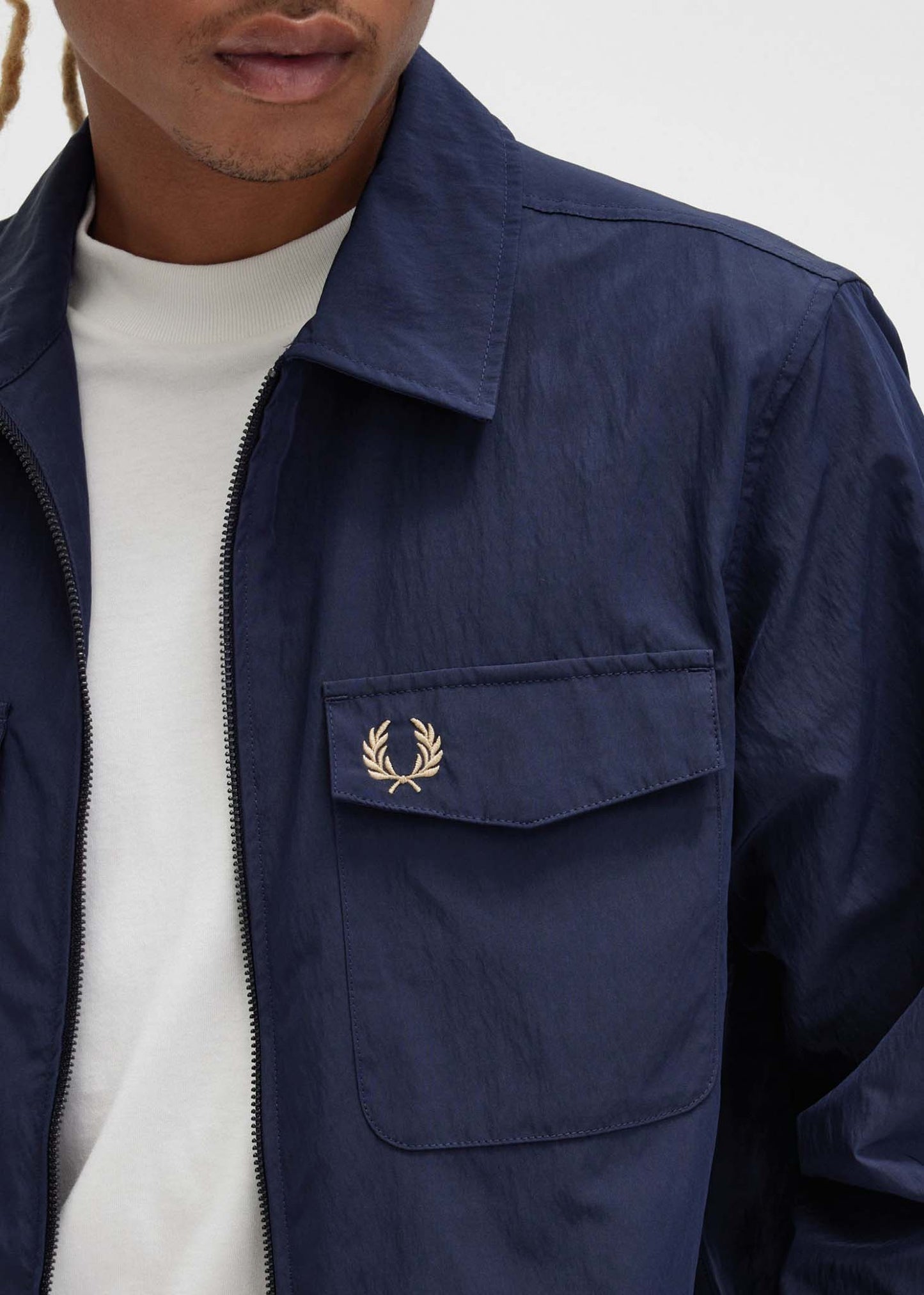 Fred Perry Overshirts  Zip overshirt - navy 