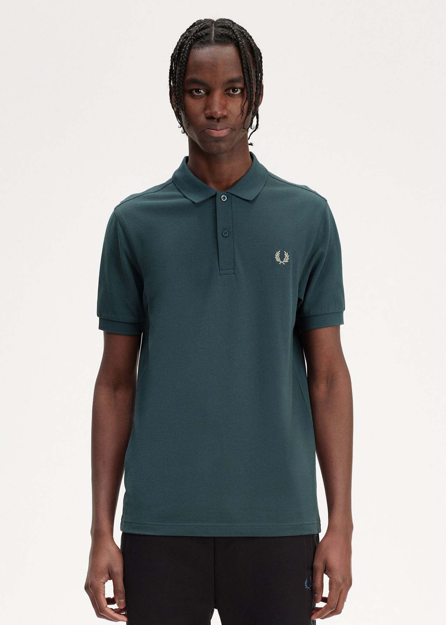 Fred Perry Polo's  Plain fred perry shirt - petrol blue 