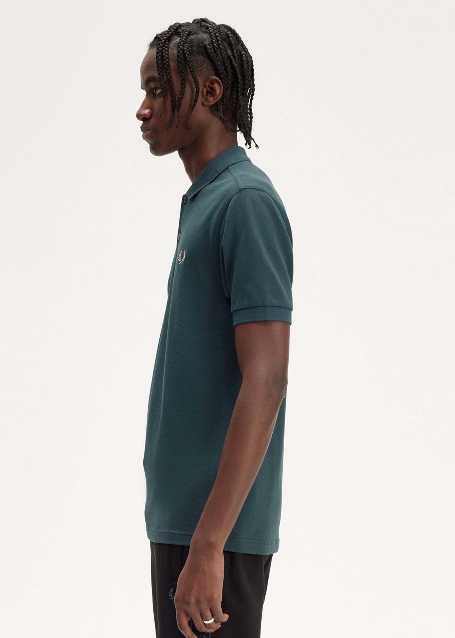 Fred Perry Polo's  Plain fred perry shirt - petrol blue 