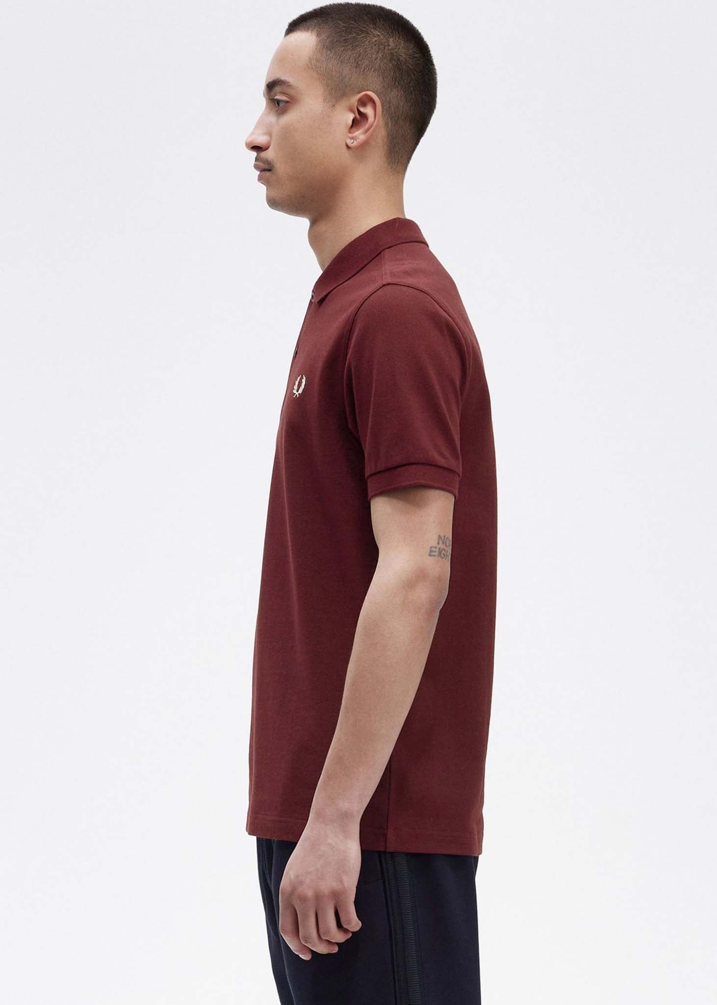 Fred Perry Polo's  Plain fred perry shirt - oxblood 