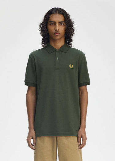 Fred Perry Polo's The fred perry polo shirt- court green honeycomb