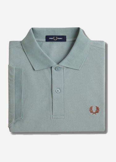 Fred Perry Polo's The fred perry polo shirt- silv blu cinnamo